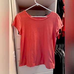 LOFT Coral Short Sleeve Tee